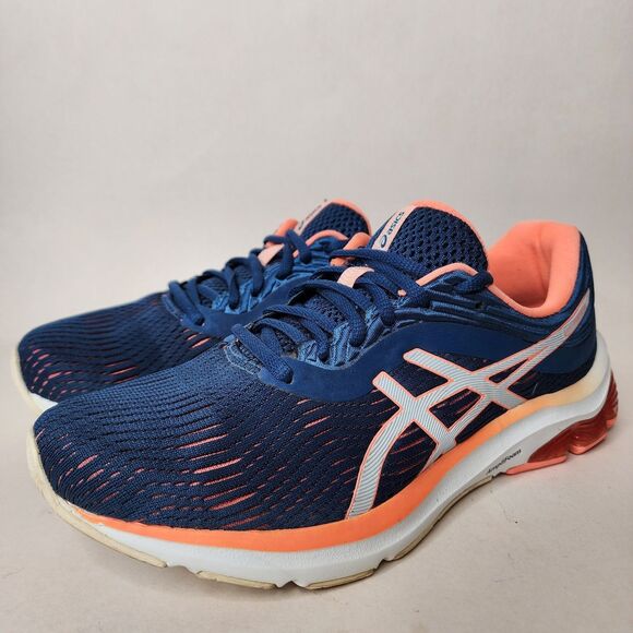 Asics Gel Pulse 11 Shoes Womens Athletic Running Gym Sneakers Blue Coral 8.5 - Picture 3 of 14